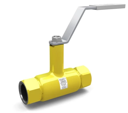 Кран шаровый резьбовой LD КШЦМ Gas 025.040.Н/П.02. стальной ст 20 Ду25 Ру40 МПа в Набережных Челнах