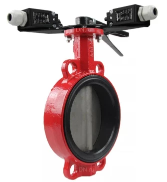 Затвор дисковый поворотный ABRA Ду125 Ру10/16 BUV-VF866D, межфланцевый, корпус - чугун, диск - нержавеющая сталь, рукоятка, EPDM в Набережных Челнах