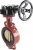 Затвор дисковый поворотный ABRA Ду150 Ру16 BUV-VF843D, межфланцевый, корпус - чугун, диск - бронза, редуктор, NBR в Набережных Челнах