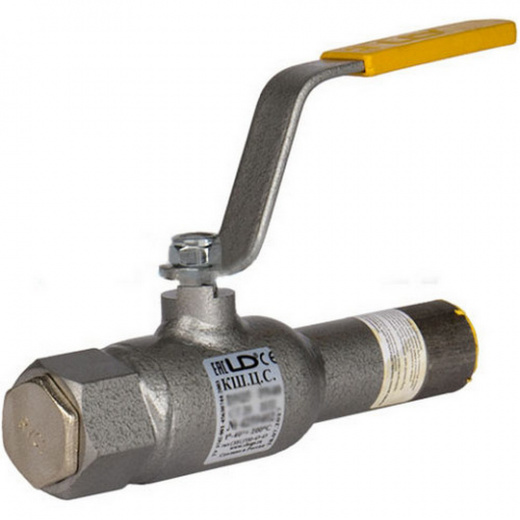 Кран шаровый LD КШЦС Gas 040.040.П/П.02. стальной ст.20 Ду40 Ру4,0МПа в Набережных Челнах
